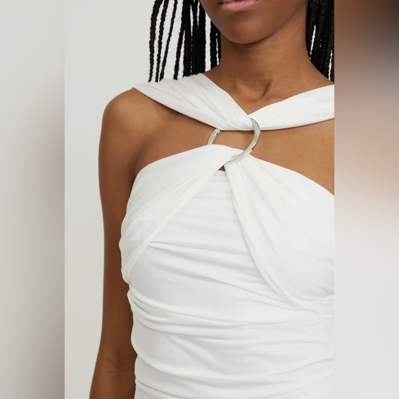 The Attico Ginnie Cutout Jersey Halter Top, size 44. NWT - Picture 9 of 16